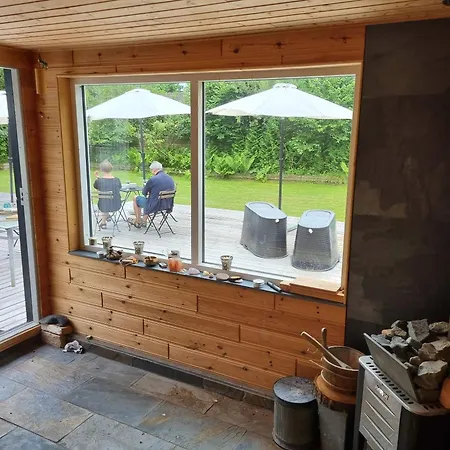Modern House With Outdoor And Sauna Feriehus Fakse Ladeplads